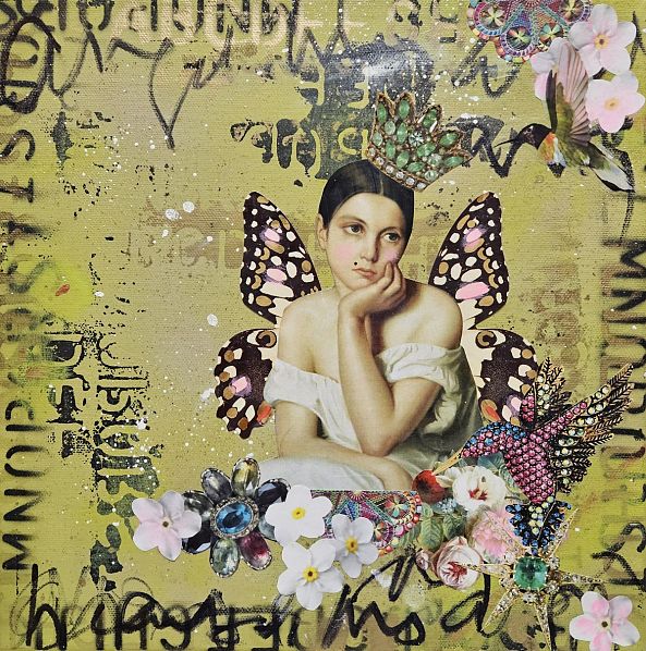 Contemplative Angel-Lorette C Luzajic