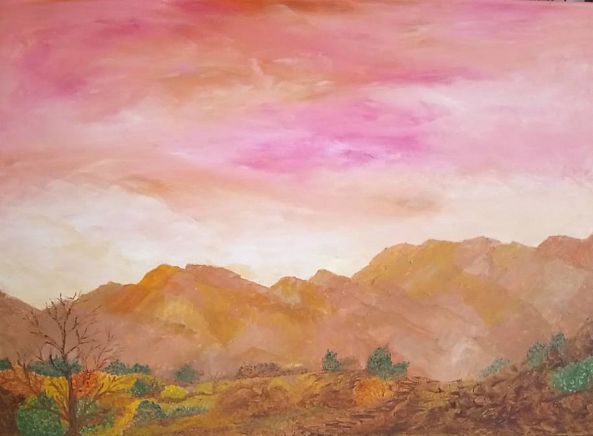 Paysage désertique-Viviane RINCK