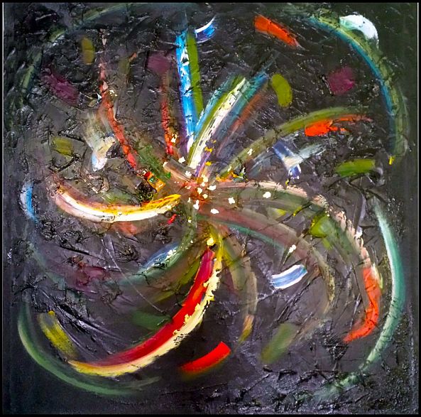 ROUE KARMIQUE-janani peintre