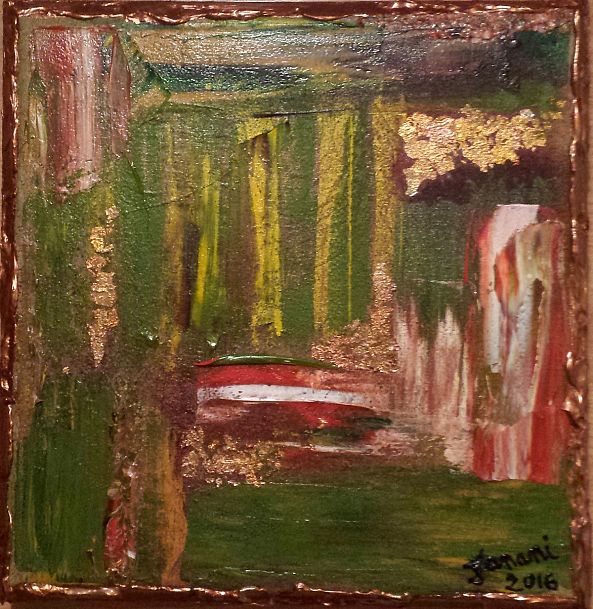 JARDIN ENCHANTÉ-janani peintre