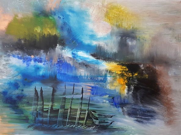 Épave perdue-janani peintre