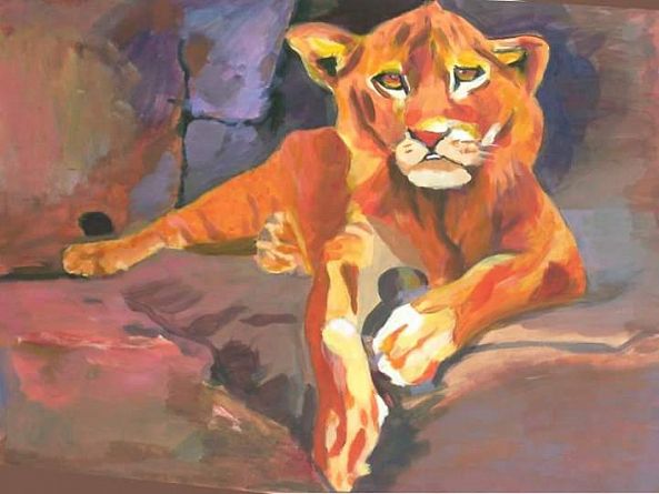 la lionne-Myriam Drain