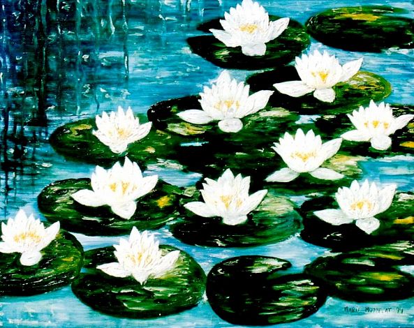 Hommage à Monet-marie momelat