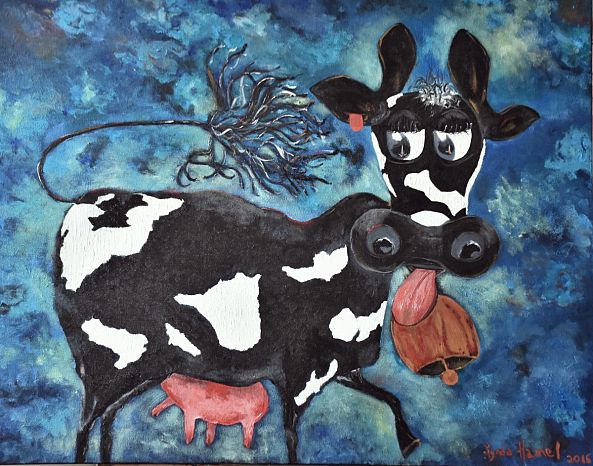 117- La vache laitière-Lynda Hamel