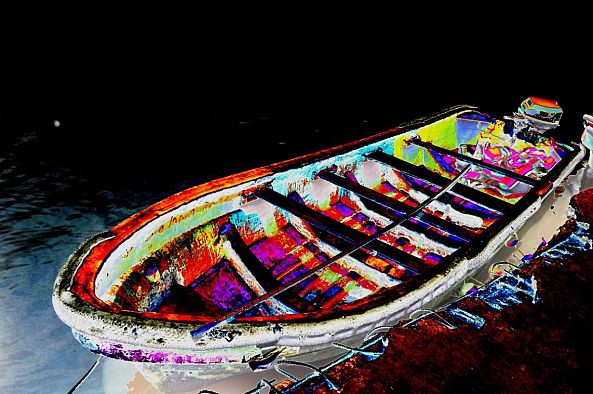 Colourful boat-ADEDEJI OLALEKAN