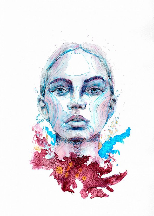 Ink portrait-Bert Verbeek