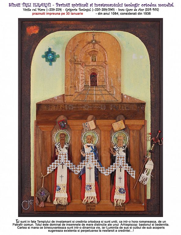 The Holy three Hierarchs-Neculai Cociorva