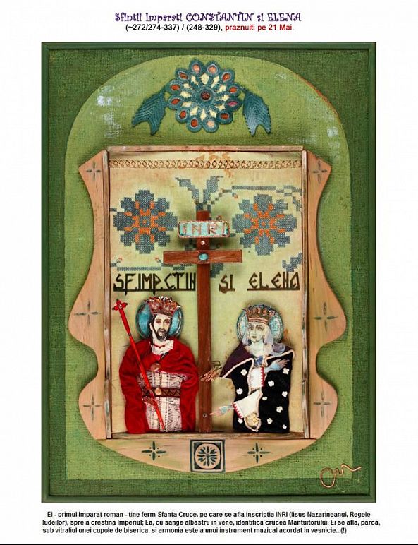 Saints Emperor Constantin and Helen-Neculai Cociorva