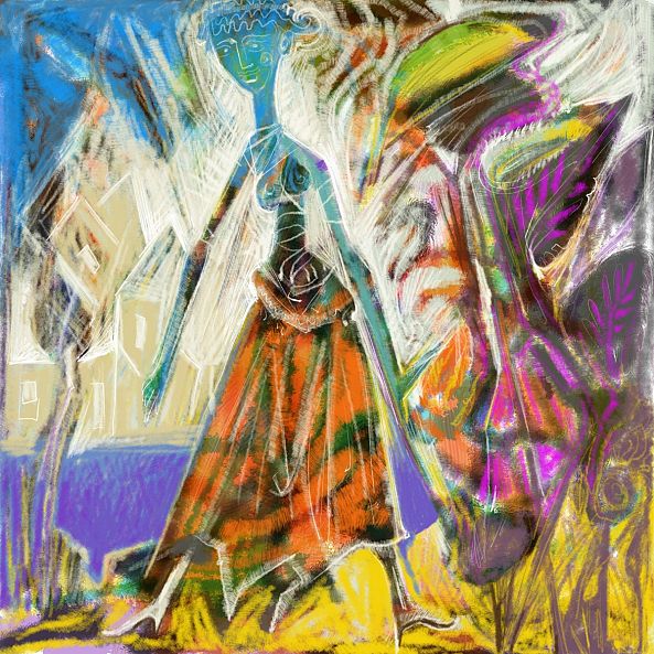 BLUE WOMAN-George Kordis