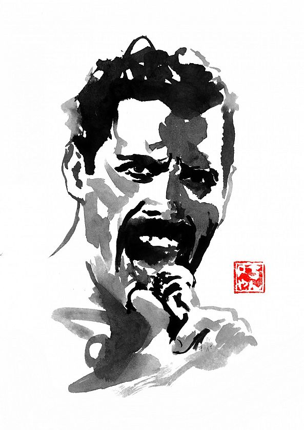 freddie mercury-pechane sumi-e