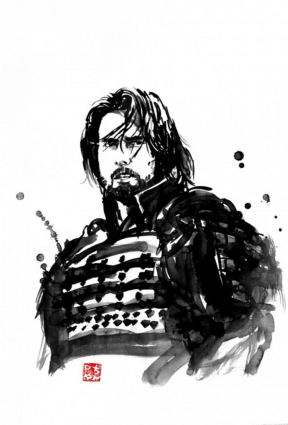 the last samurai 02-pechane sumi-e