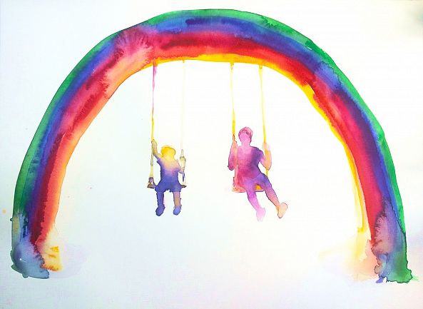 Summer days, childhood and rainbow -marija colic