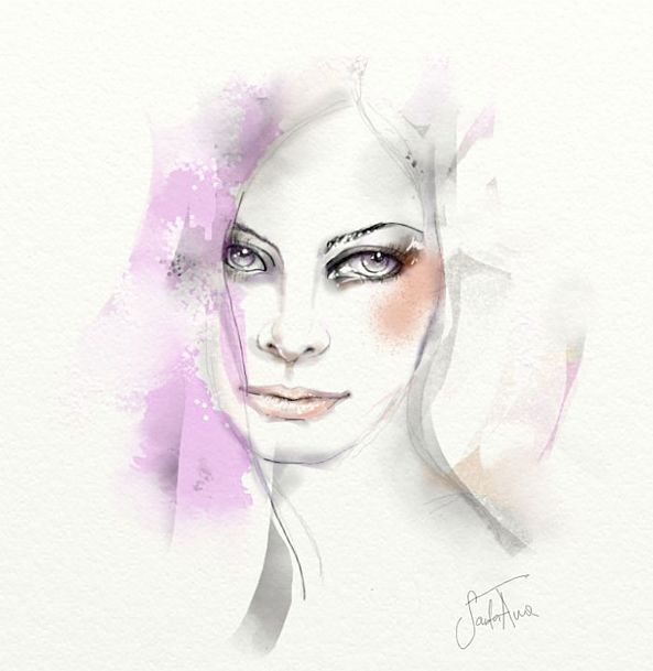 Violet Girl-Anamarija Santa Stojakovic