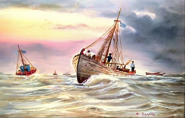 Greek fishingboat-Angelis Korros