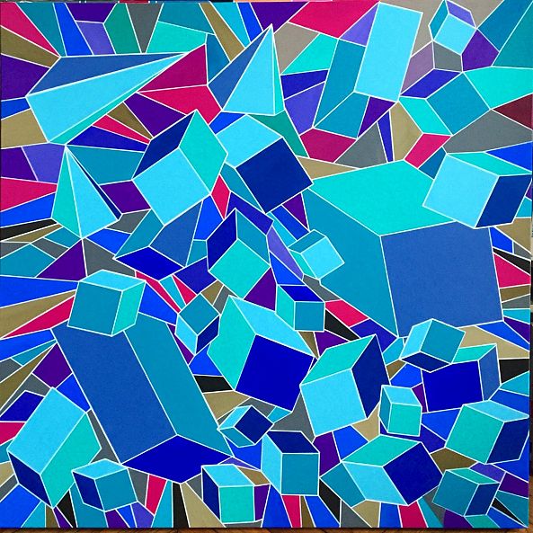 World in blue-ELENA Rodriguez