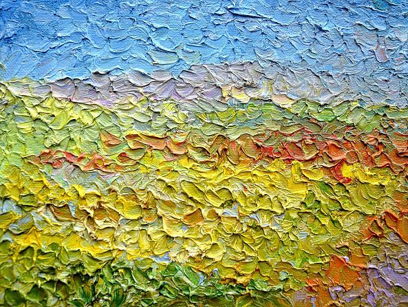 The steppe and the sky-Olga Bezhina