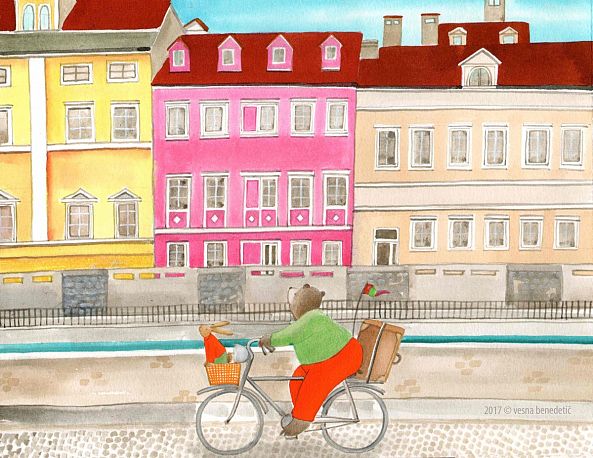Ljubljana by bike-Vesna Benedetic