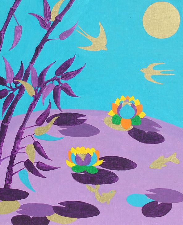 Jardin intérieur, sérénité-Corinne  Brossier 