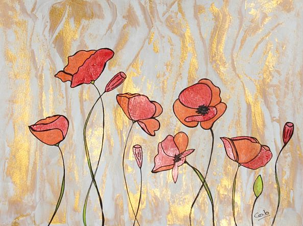 Coquelicots-Corinne  Brossier 