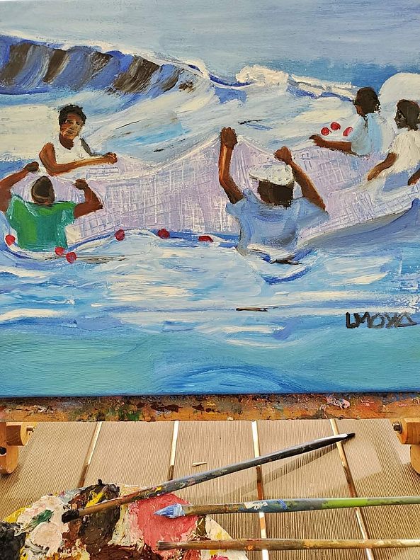Honduran fishermen-Ligia Moya