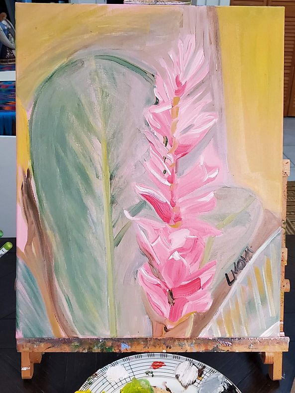 Tropical flower-Ligia Moya