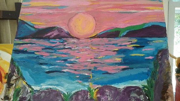 Atardecer para Lyllita -Ligia Moya