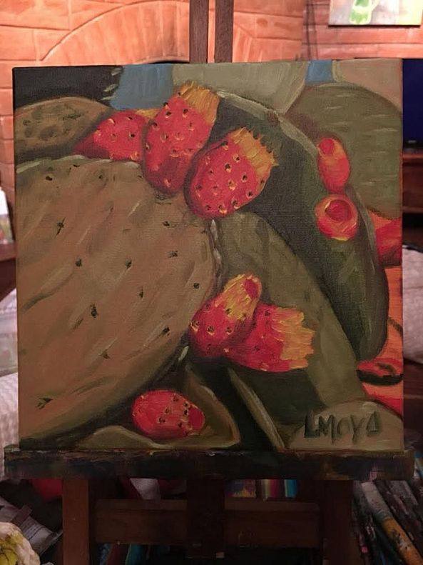 Flowering Cactus-Ligia Moya