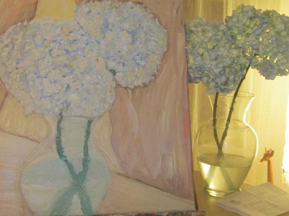 Hortensias -Ligia Moya