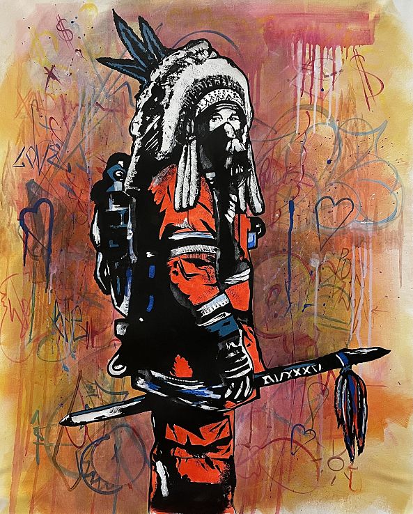 Chief in urban sunset-Rinalds Vanadzins