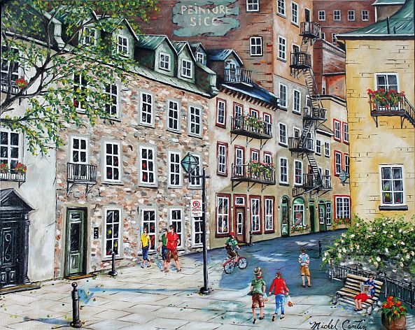 Balade dans le Vieux-Québec-Michel Cantin