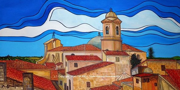 BALCON SUR BEAUCAIRE-Alain FAURE