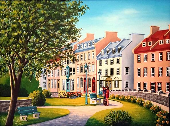 Escapade dans le Vieux-Québec -Diane Cantin