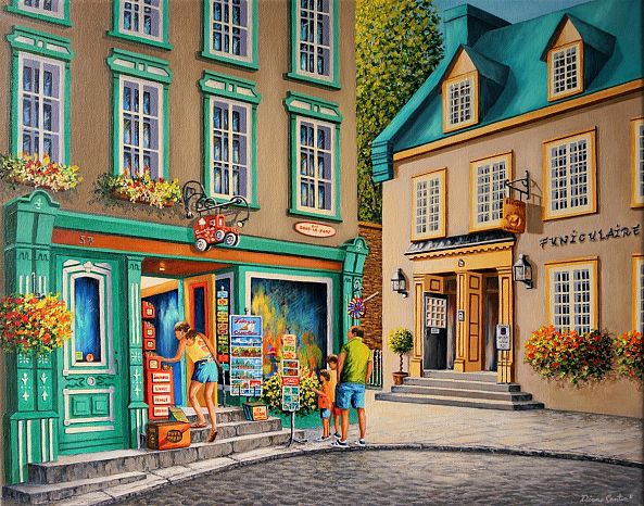 Les touristes -Diane Cantin