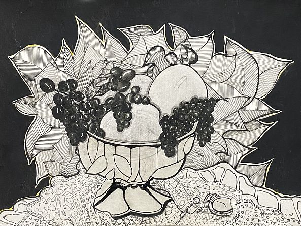 Nature Morte Stylisée-Denis Roucau