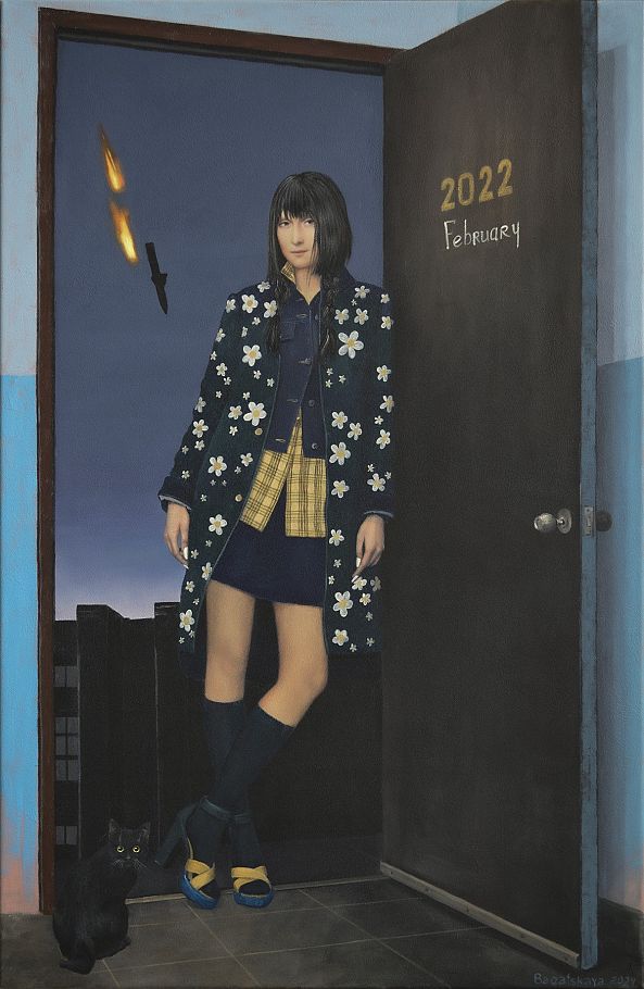 Contemporary portrait "February 2022"-Nataliya Bagatskaya