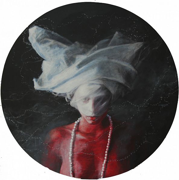 Muchacha con turbante y perlas- 