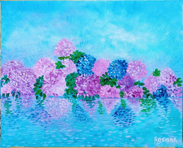 Reflets d'Hortensias-anne Roussel