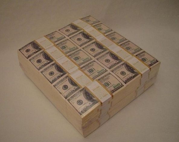 In God we trust  / $ one million cash-Klaus Guingand