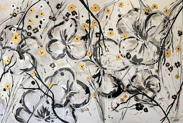 Flower Power-CARGO ARTISTE PEINTRE