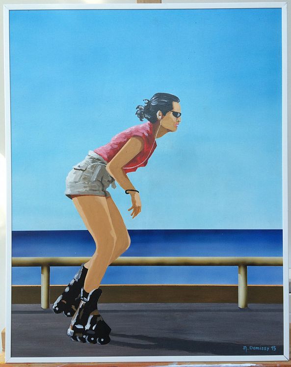 LA FILLE AUX PATINS-Alain DEMISSY