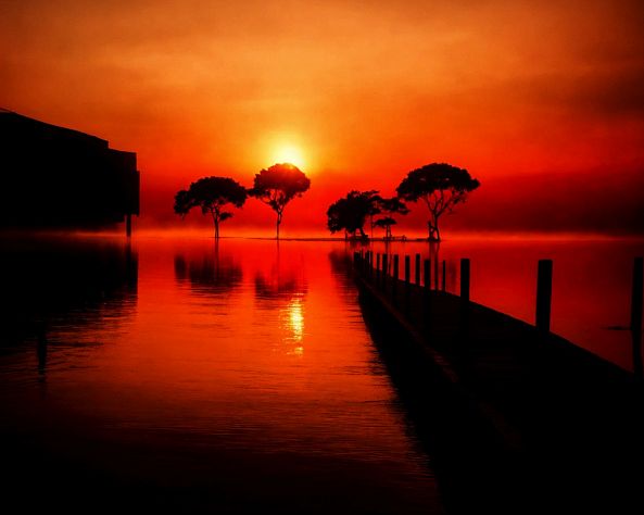 Burning water-ELIE  D'OLERON
