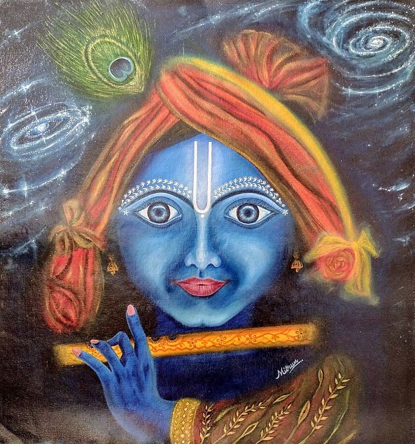 KRISHNA Painting-Mithun K