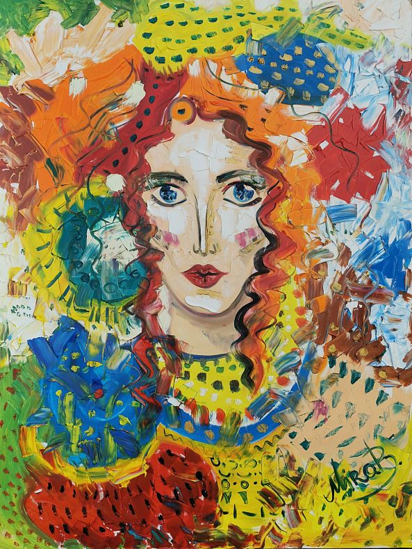 Colourful lady-Mira Bachvarova