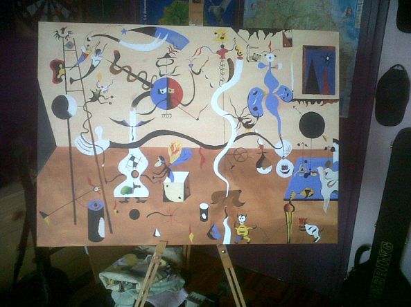 le carnaval d'arlequin  de Joan Miro -Edmond Nawrot