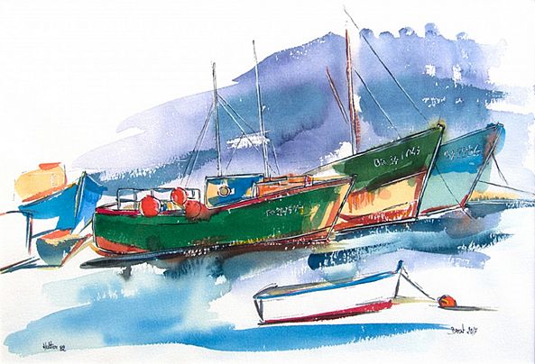 Bateaux port-Alain HALTER