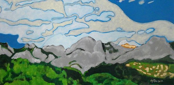 Montagnes vues d’Ocana-Alain HALTER