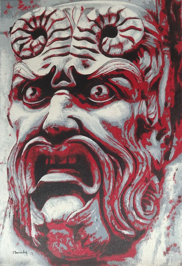 Inspiré d'un mascaron du Pont Neuf- 