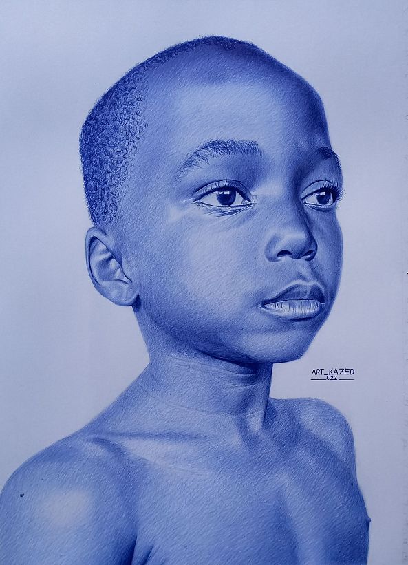 LE REGARD D'UN COURAGEUX -Art Kazed