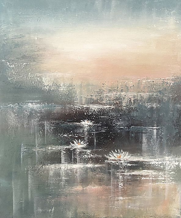 "Silence of Dawn on the Pond"-Olga Machina