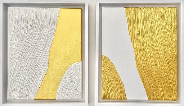 Diptych "Rivière Éthérée"-Olga Machina